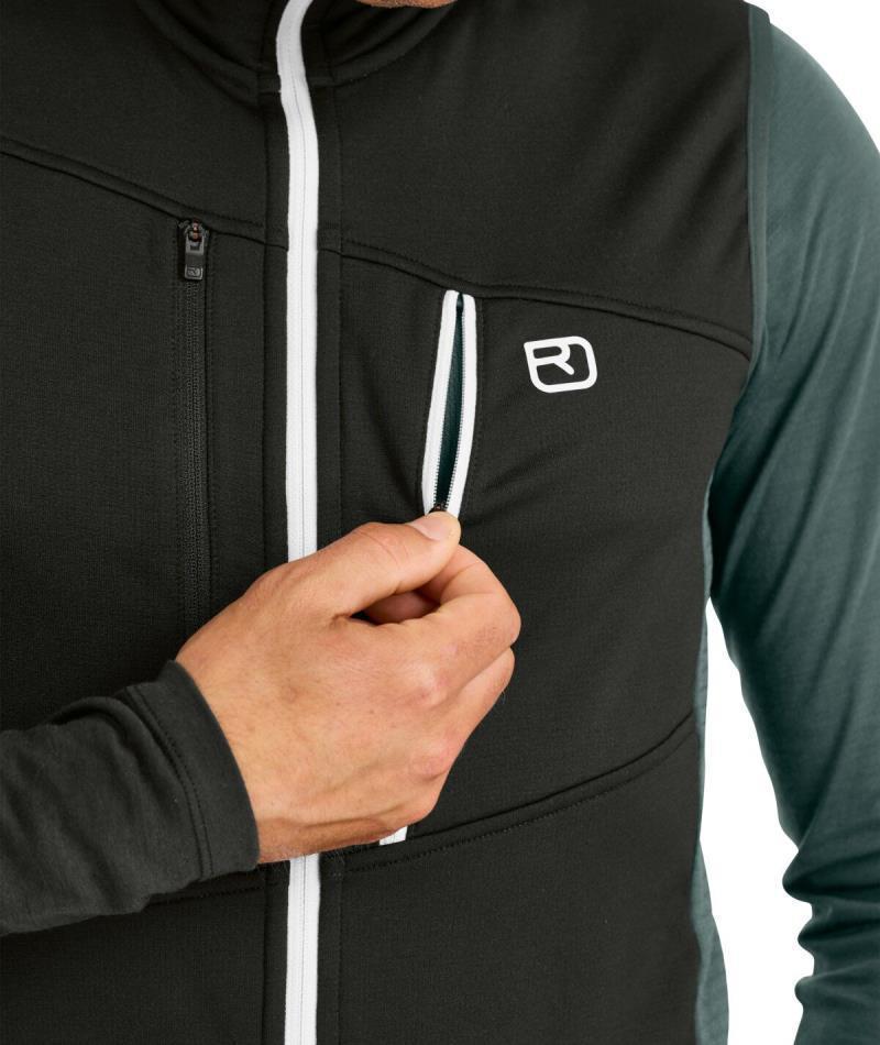 Fleece Grid Vest - Mens - Dark Arctic Grey 7