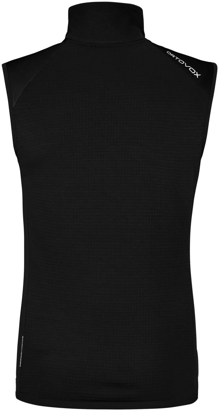 Fleece Grid Vest - Mens - black raven 1