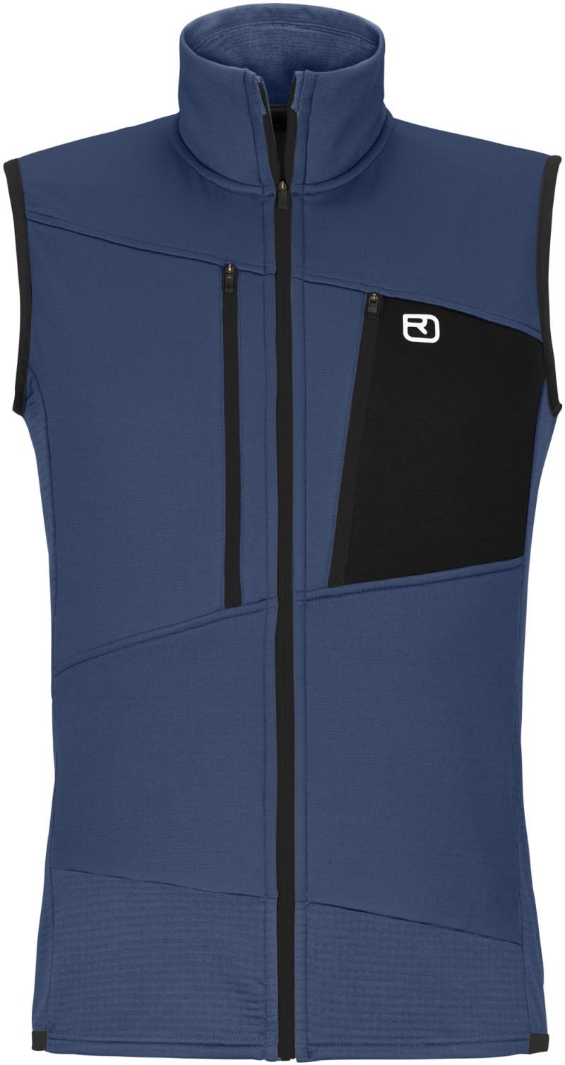 Fleece Grid Vest - Mens - blue nunatak 1