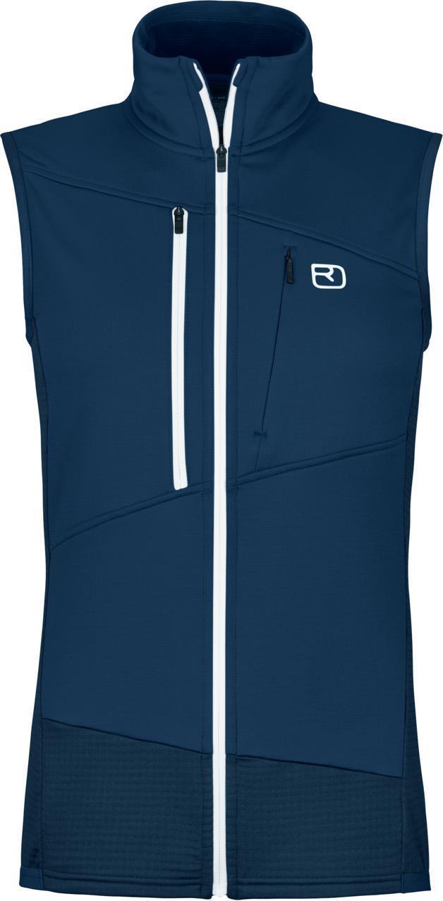 Fleece Grid Vest - Womens - Deep Ocean 1
