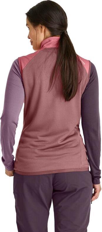 Fleece Grid Vest - Womens - Mountain Rose 3
