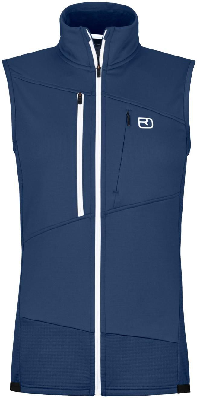 Fleece Grid Vest - Womens - blue nunatak 1