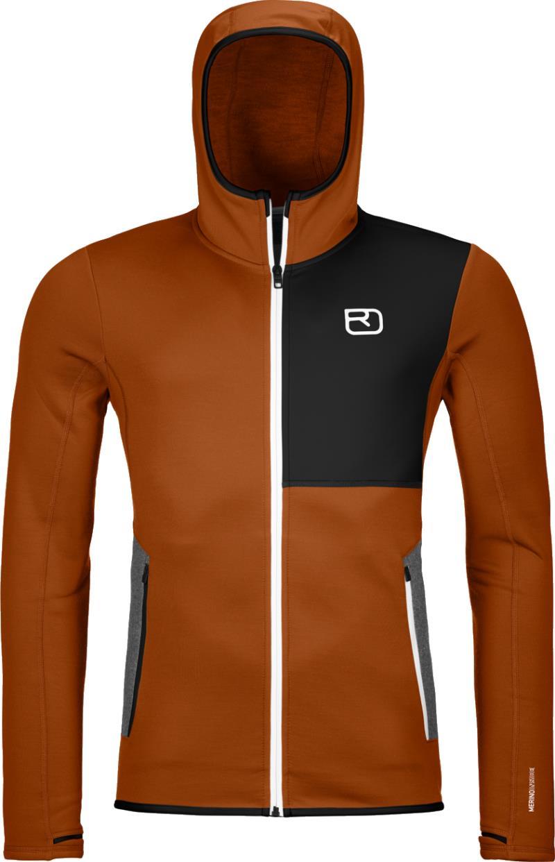 Fleece Hoody - Mens - Bristle Brown 1