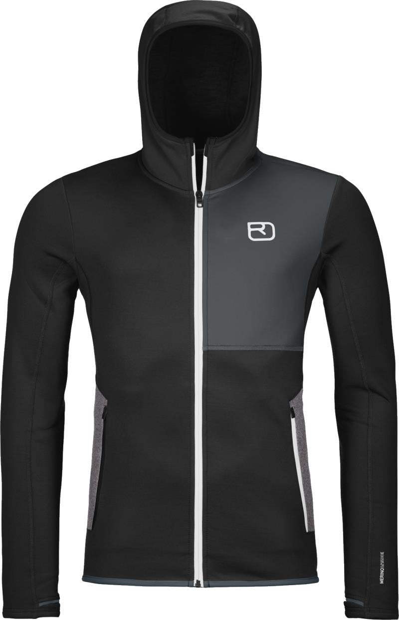 Fleece Hoody - Mens - black raven 2 1
