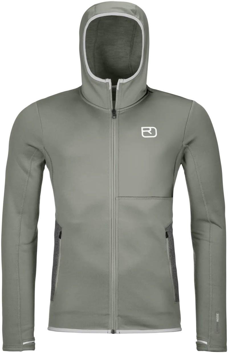 Fleece Hoody - Mens - green sage 1