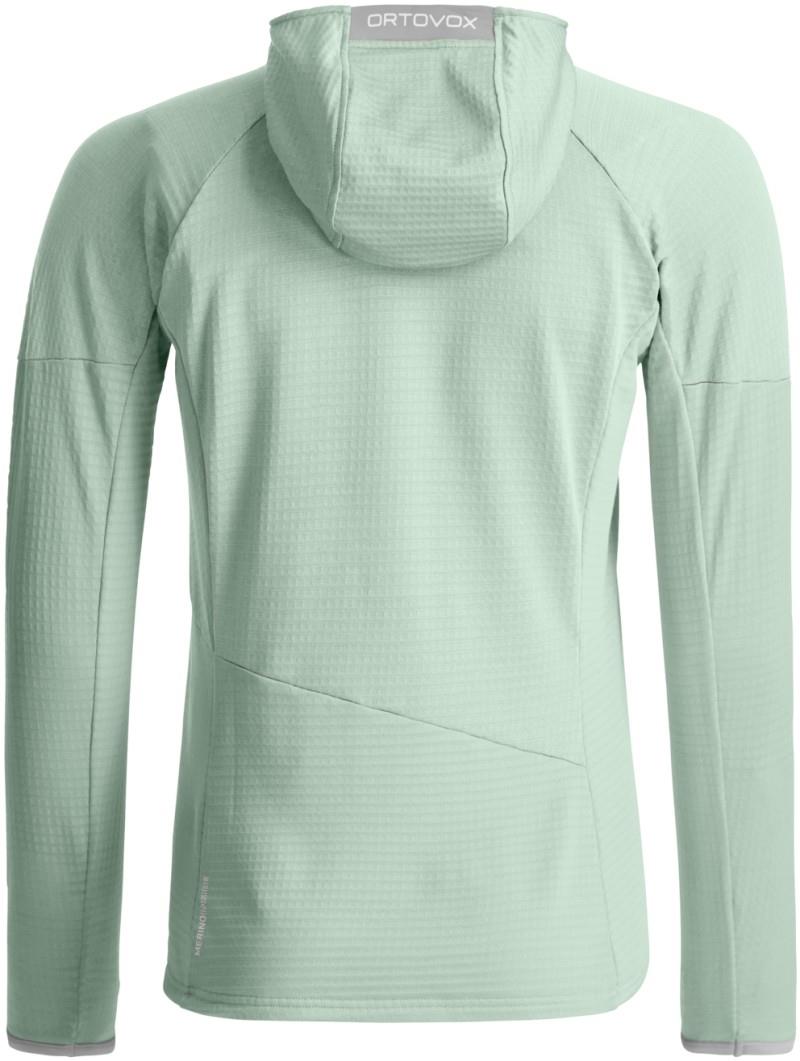 Fleece Light Grid Hoody - Womens - green acid 1