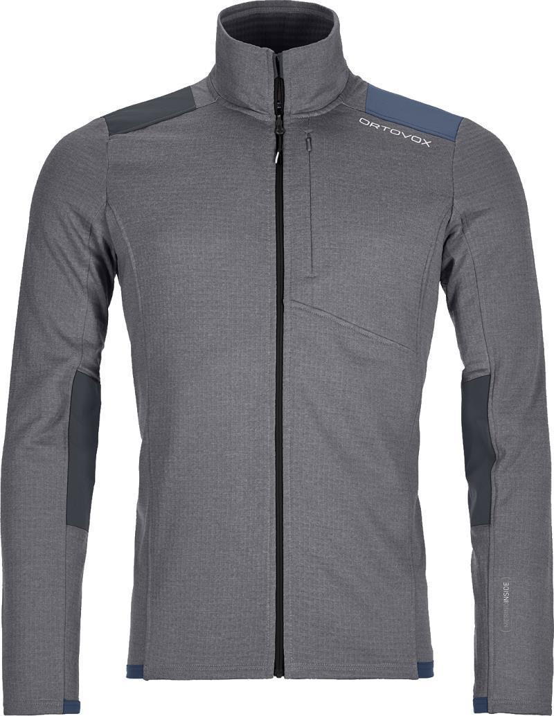 Fleece Light Grid Jacket - Mens - black raven 1