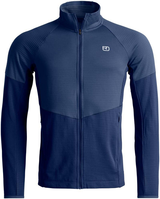 Fleece Light Grid Jacket - Mens - deep ocean 1