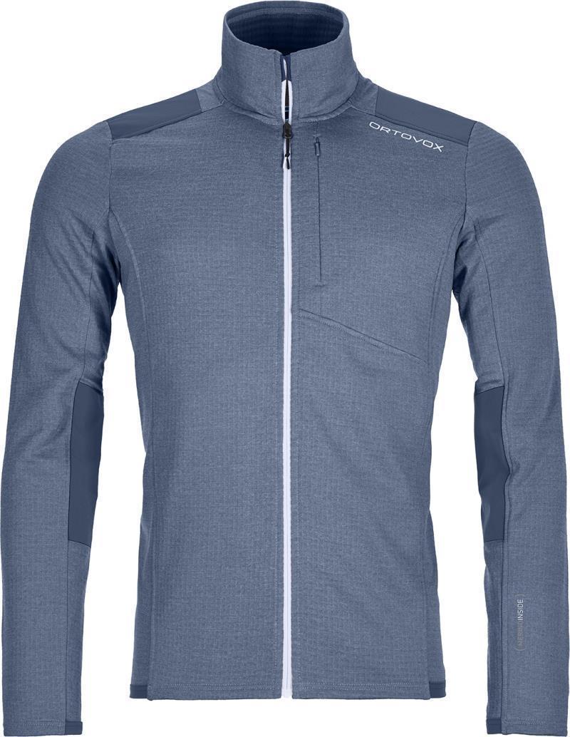 Fleece Light Grid Jacket - Mens - night blue 1