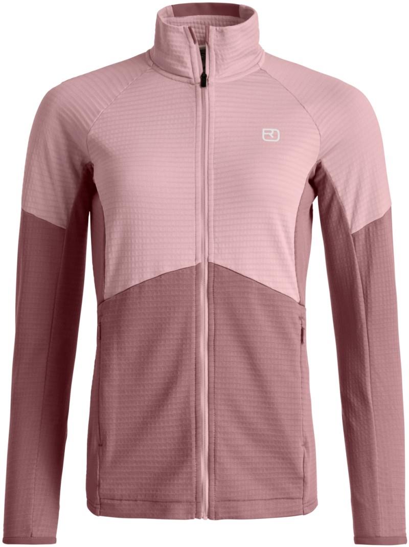 Fleece Light Grid Jacket - Womens - dawn rose 1