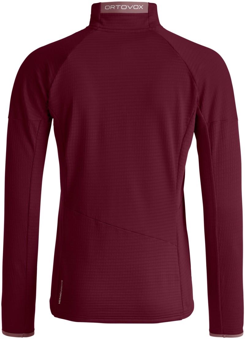 Fleece Light Grid Jacket - Womens - red malbec 1