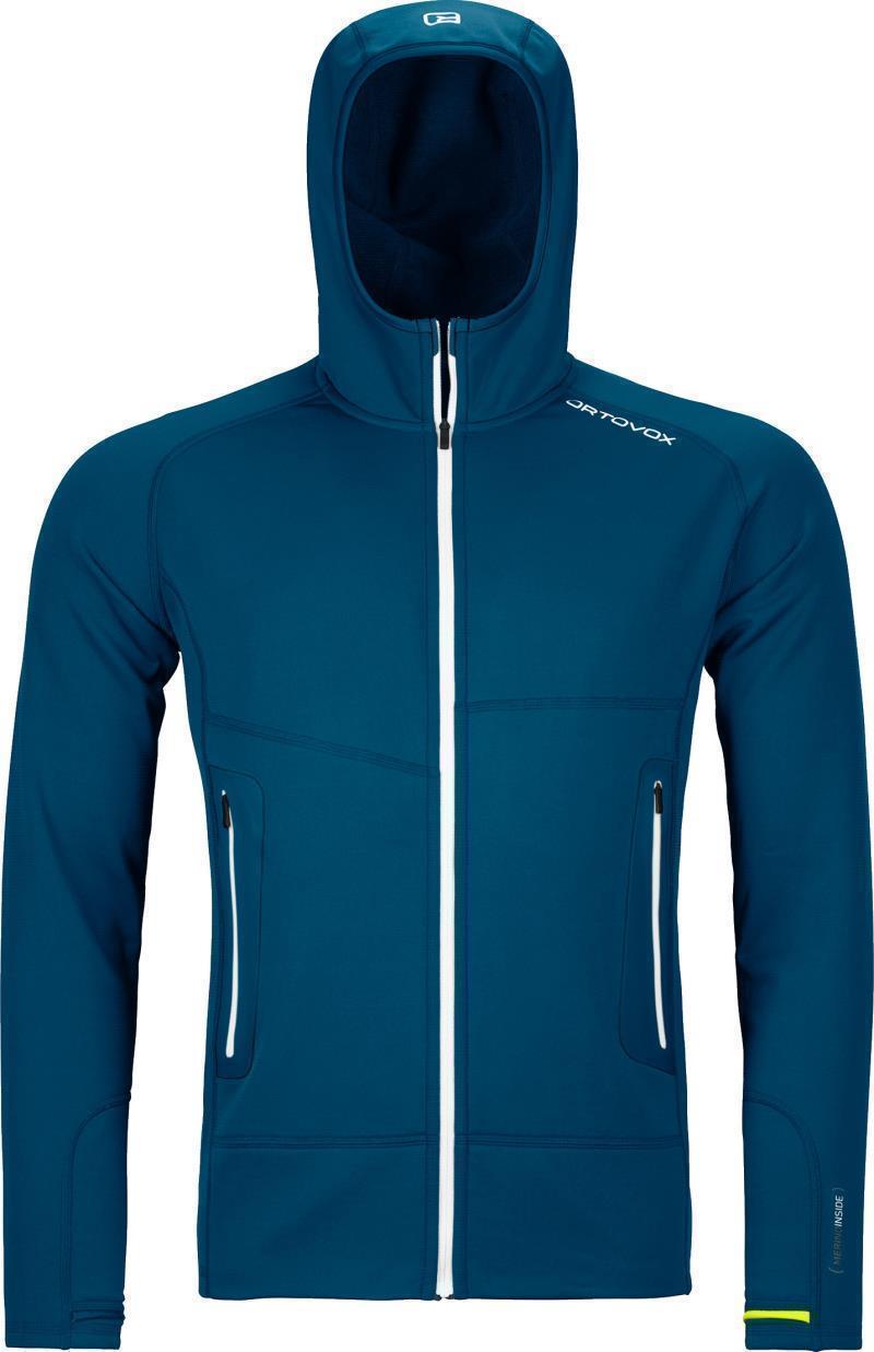 Fleece Light Hoody - Mens - Petrol Blue 1