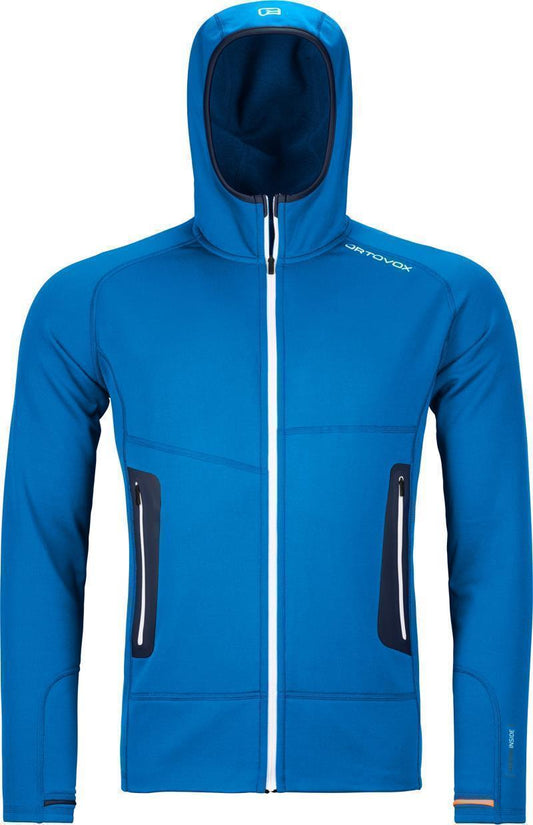 Fleece Light Hoody - Mens - Safety Blue 1