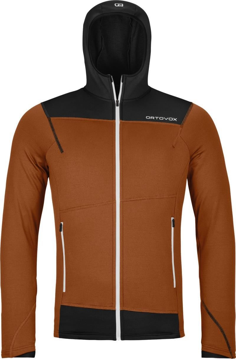 Fleece Light Hoody - Mens - bristle brown 1