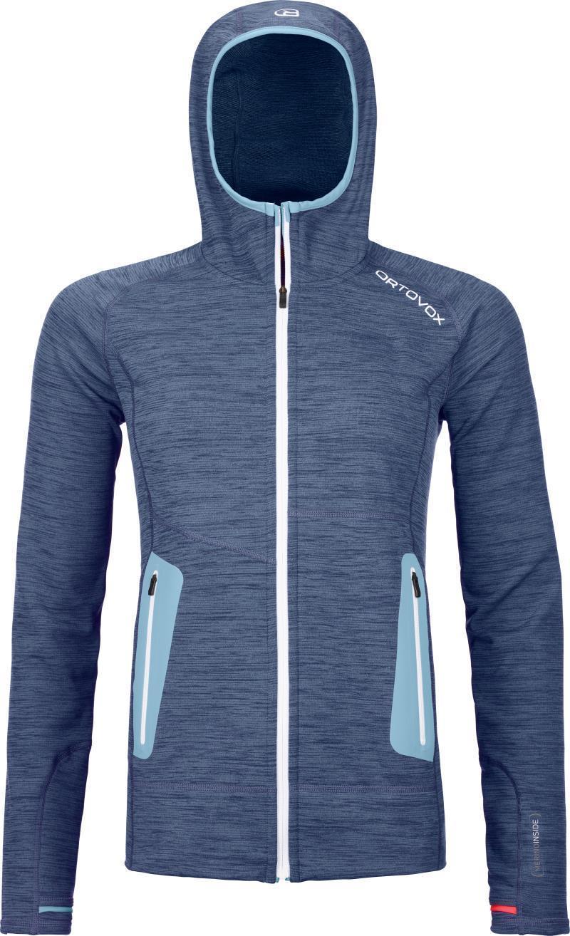 Fleece Light Hoody - Womens - Night Blue Blend 1