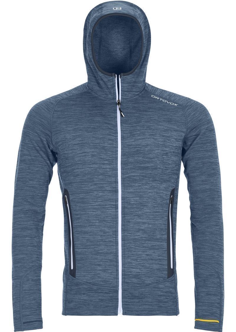 Fleece Light Melange Hoody - Mens - night blue blend 1