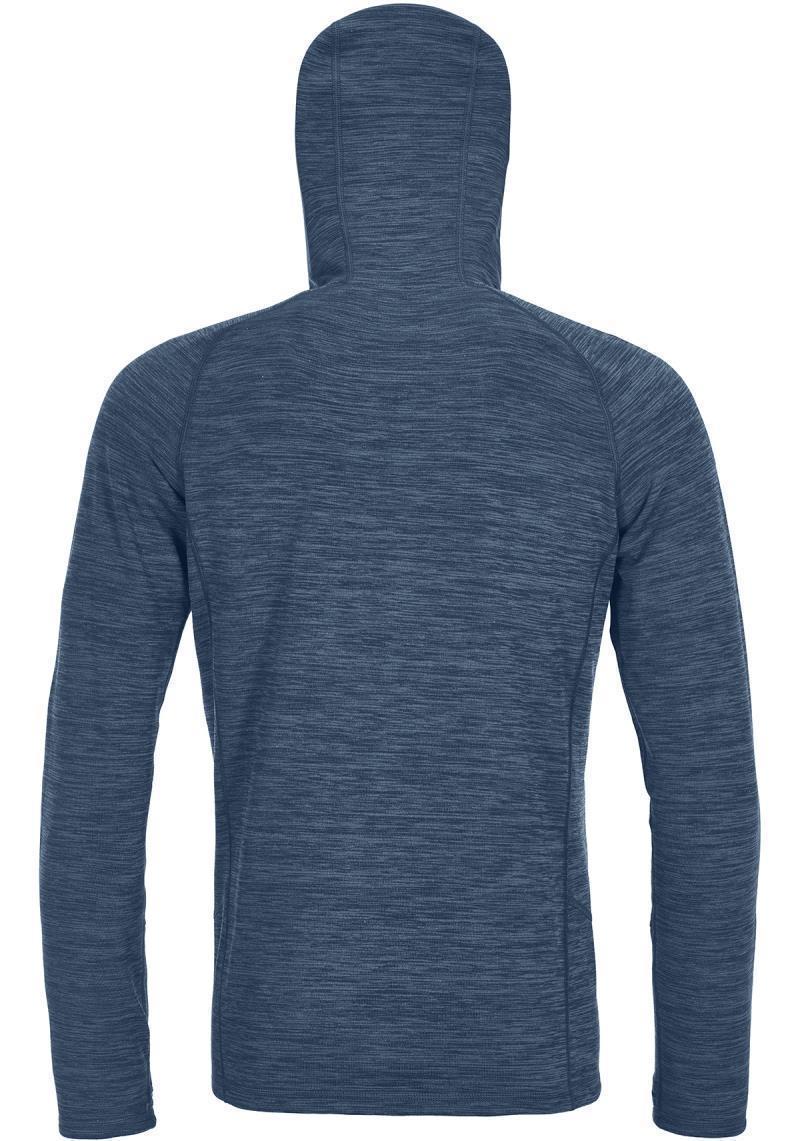 Fleece Light Melange Hoody - Mens - night blue blend 1