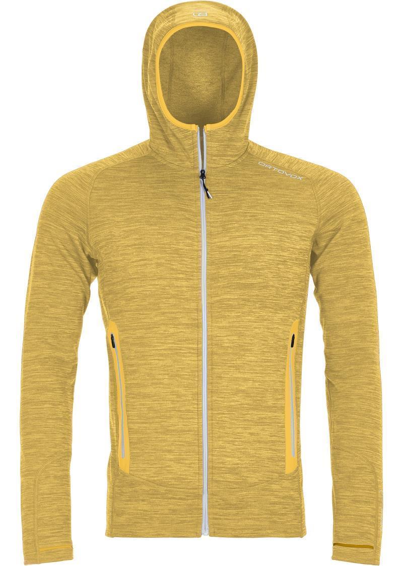 Fleece Light Melange Hoody - Mens - yellow corn blend 1