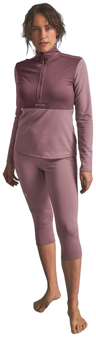 Fleece Light Short Pants - Womens - dusk rose 1