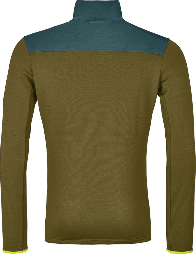 Fleece Light Zip Neck - Mens - Green Moss 2