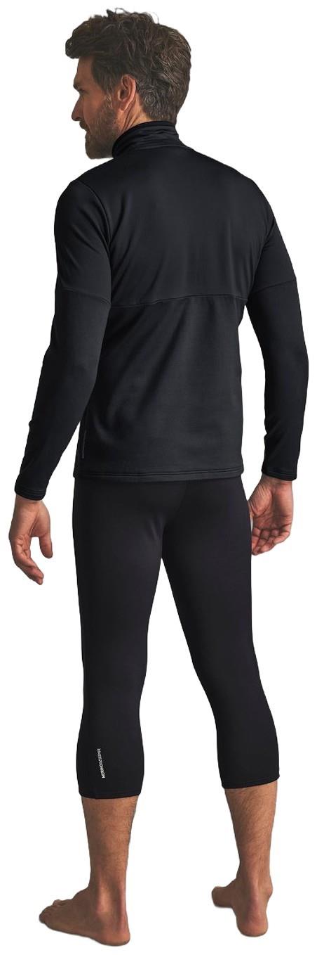 Fleece Light Zip Neck - Mens - black raven 1
