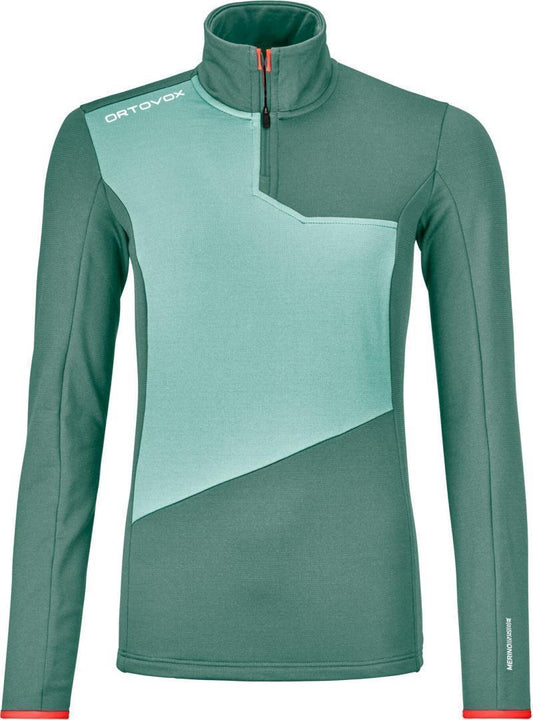 Fleece Light Zip Neck - Womens - Arctic Grey 1