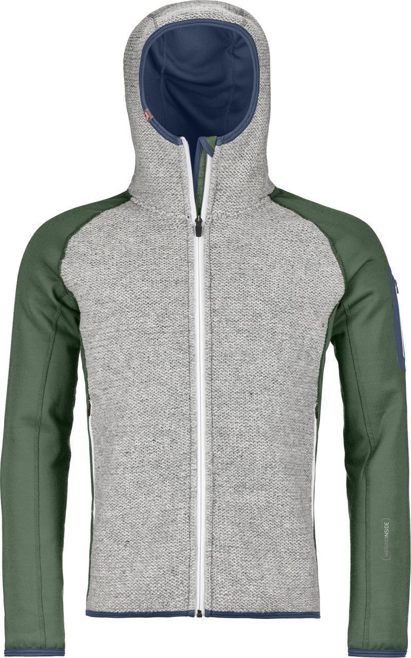 Fleece Plus Classic Knit Hoody - Mens - green forest 1