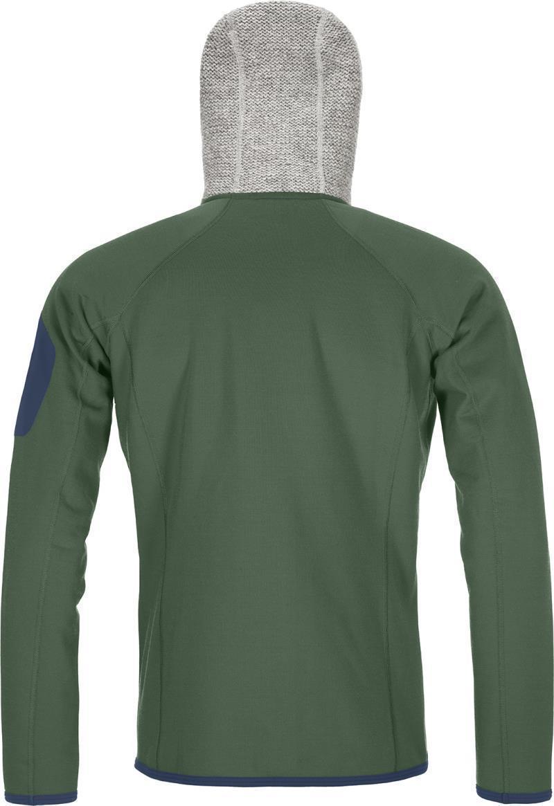 Fleece Plus Classic Knit Hoody - Mens - green forest 1