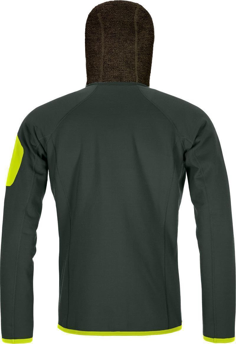 Fleece Plus Classic Knit Hoody - Mens - green pine 1