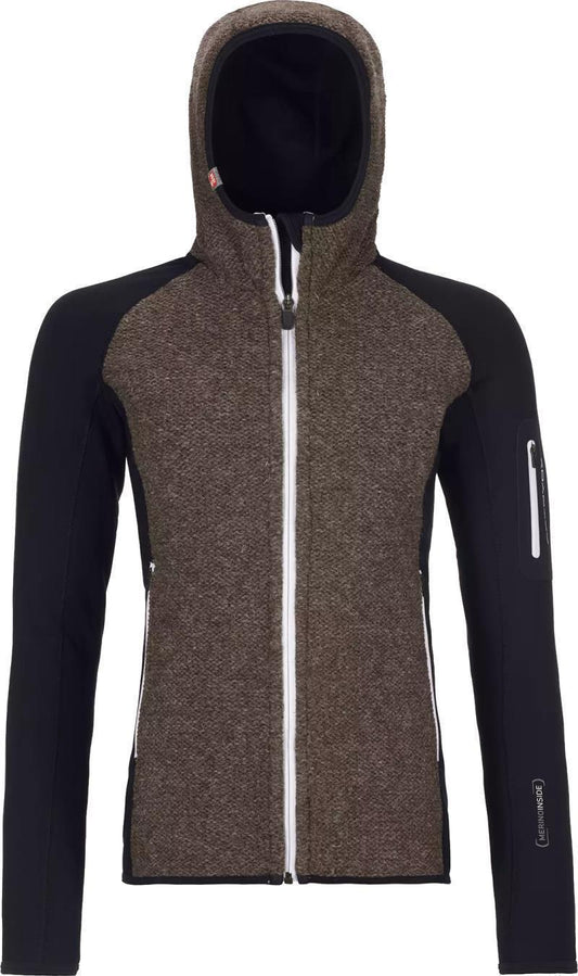 Fleece Plus Classic Knit Hoody - Womens - Black Raven 1