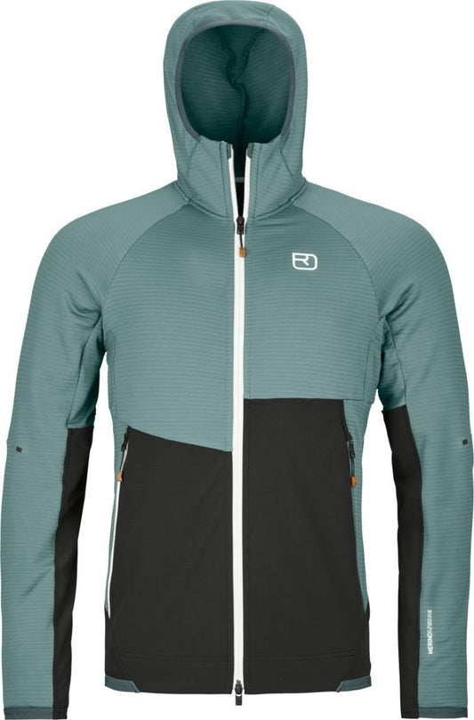 Fleece Rib Hoody - Mens - Arctic Grey 1