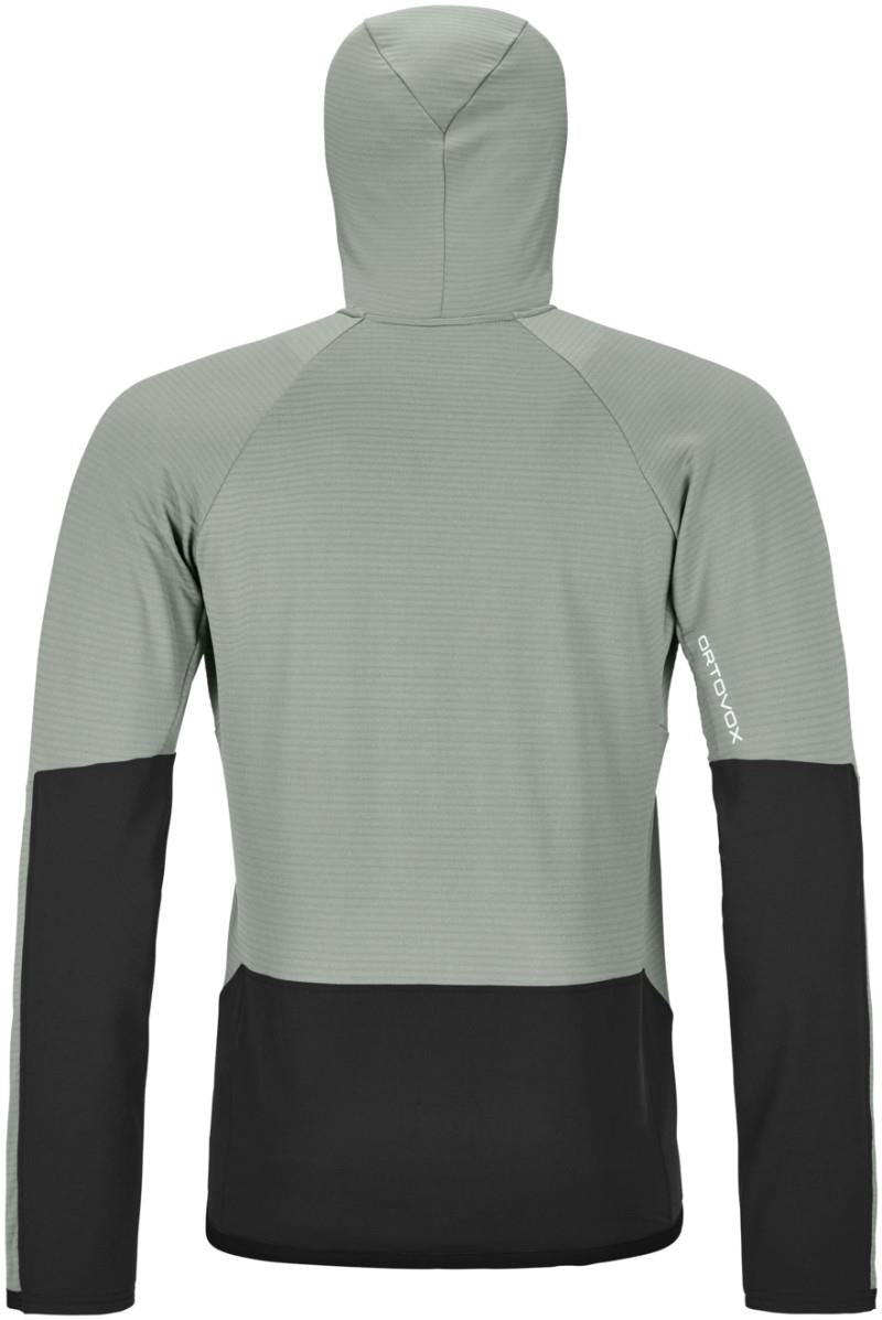 Fleece Rib Hoody - Mens - green sage 1