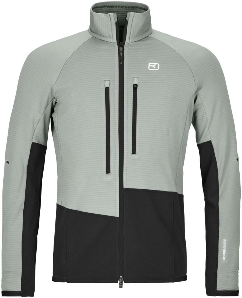 Fleece Rib Jacket - Mens - green sage 1