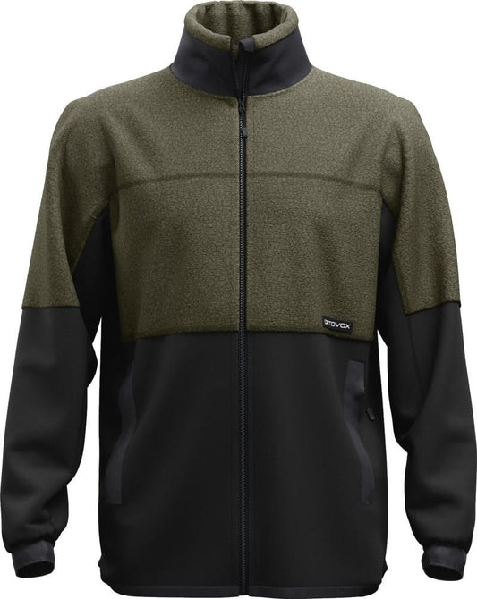 Fleece Teddy Jacket - Mens - dark wild herbs 1