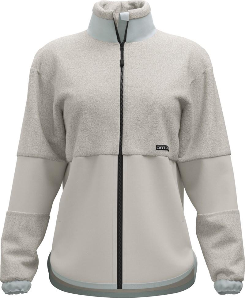 Fleece Teddy Jacket - Womens - white tea 1