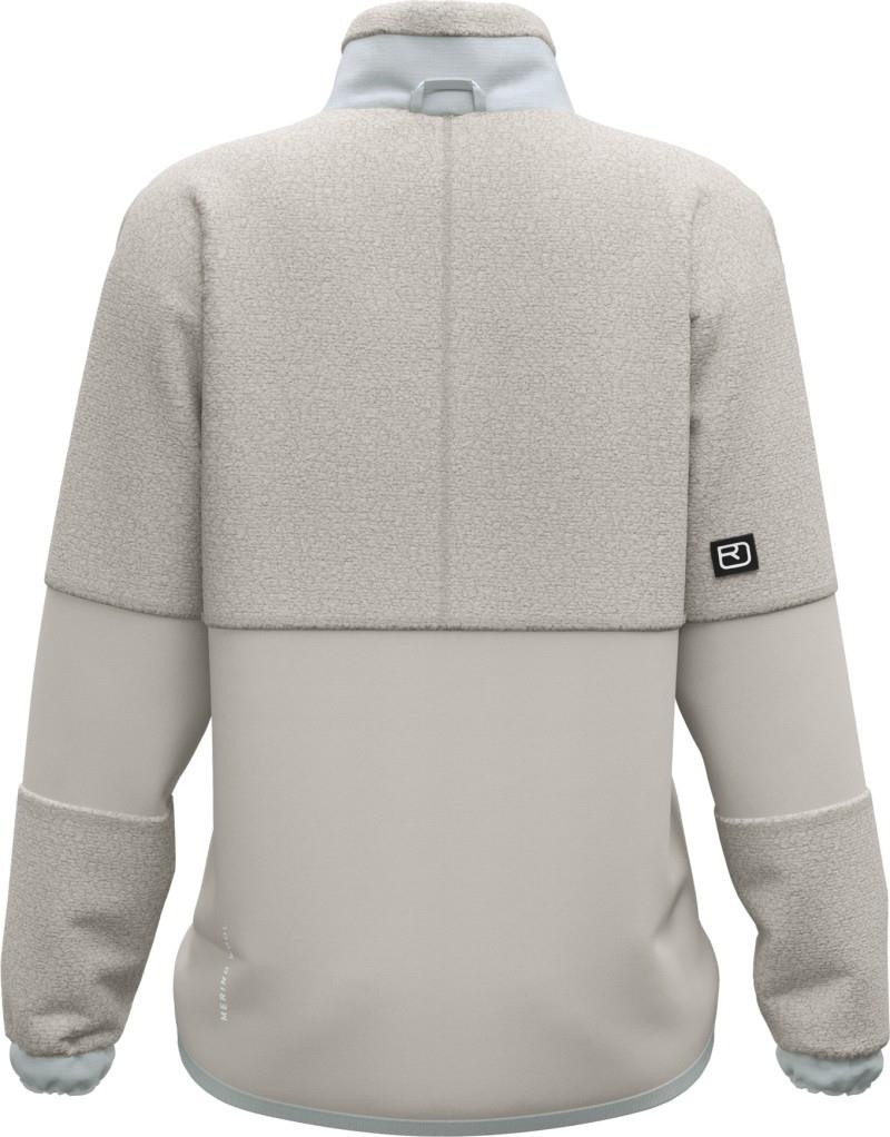 Fleece Teddy Jacket - Womens - white tea 1