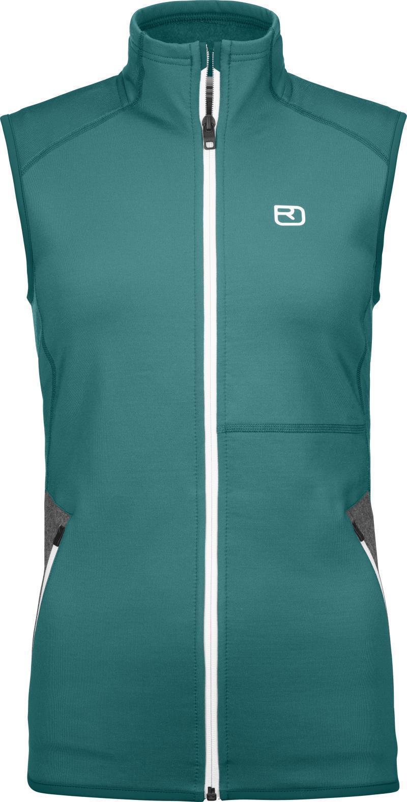 Fleece Vest - Womens - Pacific Green 1