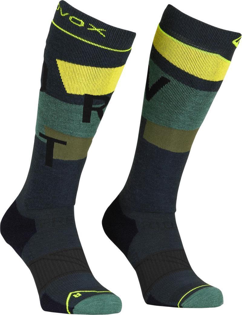 Freeride Long Socks Cozy - Mens - Black Steel 1