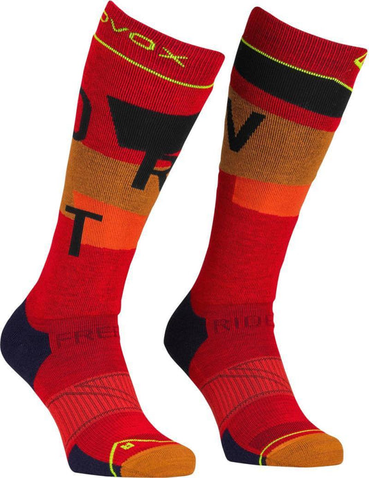 Freeride Long Socks Cozy - Mens - Cengia Rossa 1