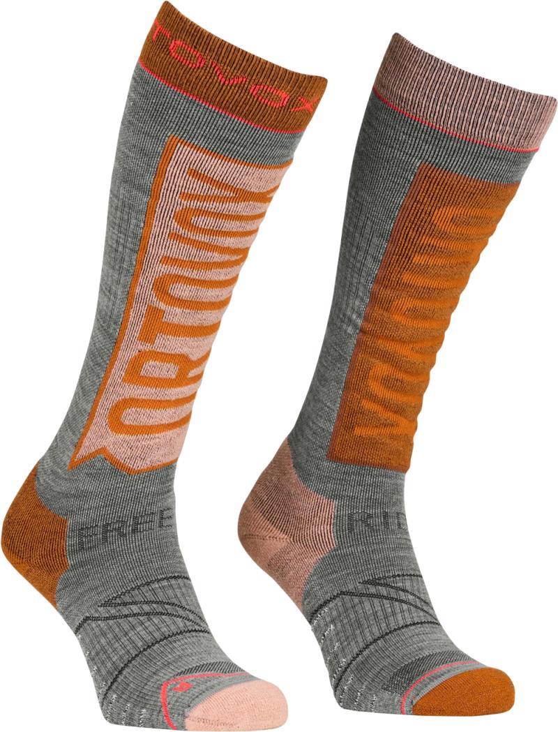Freeride Long Socks - Womens - Autumn Leaves 1