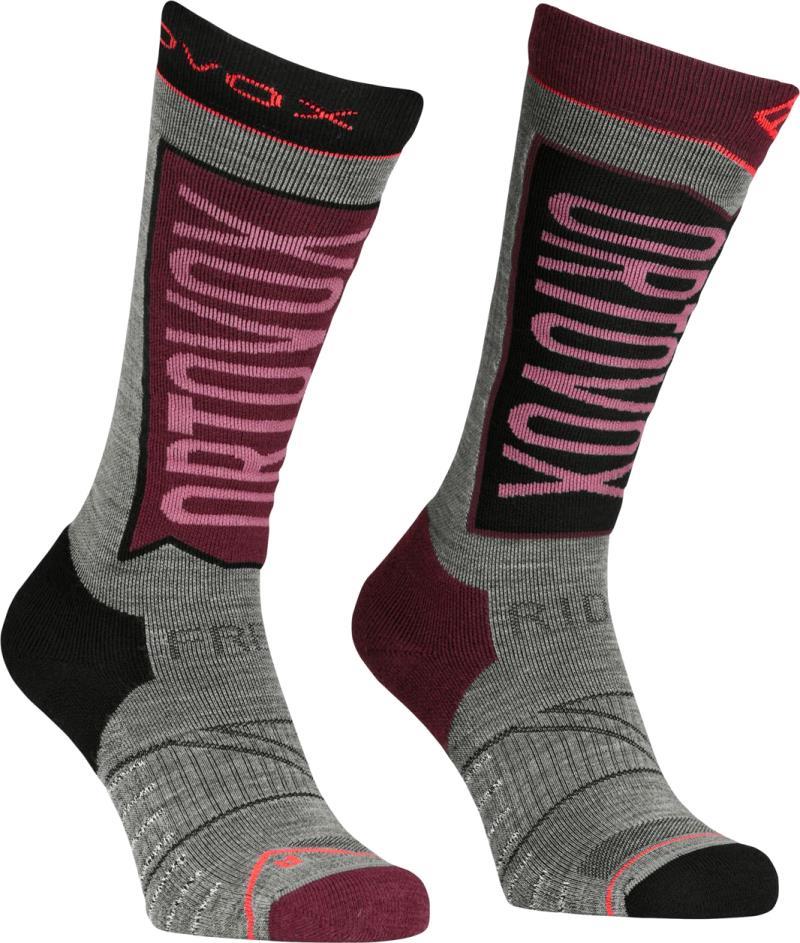Freeride Long Socks - Womens - Mountain Rose 1