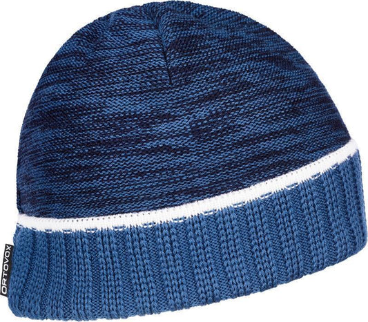 Half Rib Beanie - petrol blue 1