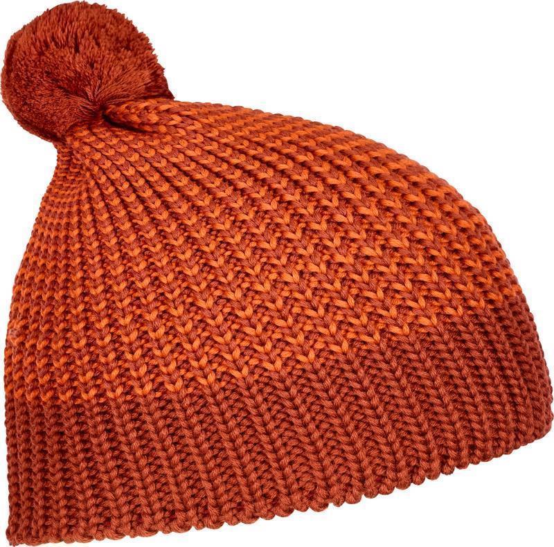 Heavy Knit Beanie - clay orange 1