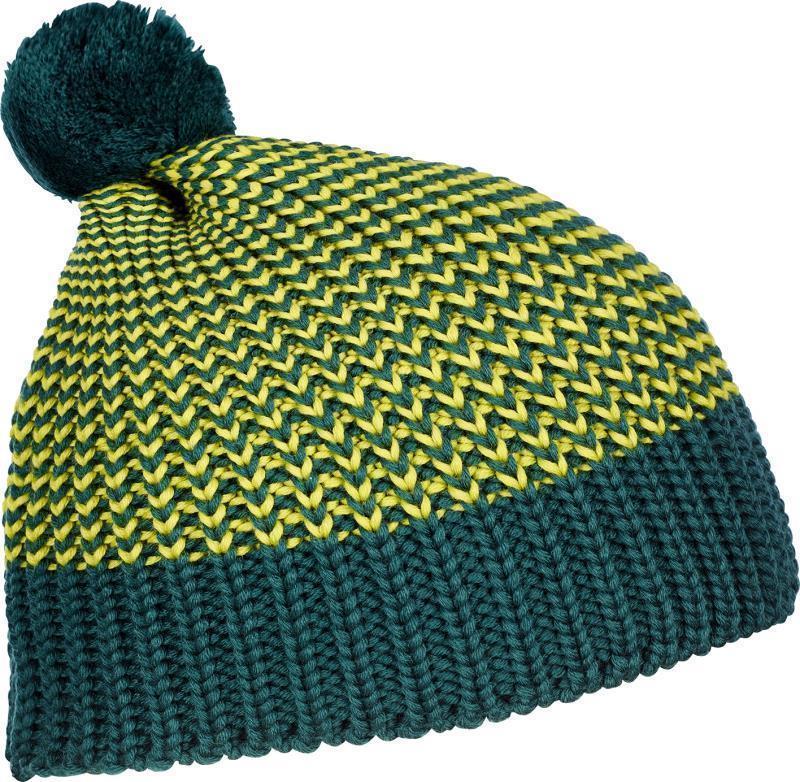 Heavy Knit Beanie - green pine 1
