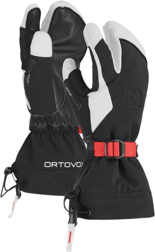 Merino Freeride 3 Finger Gloves - Womens - Black Raven 1