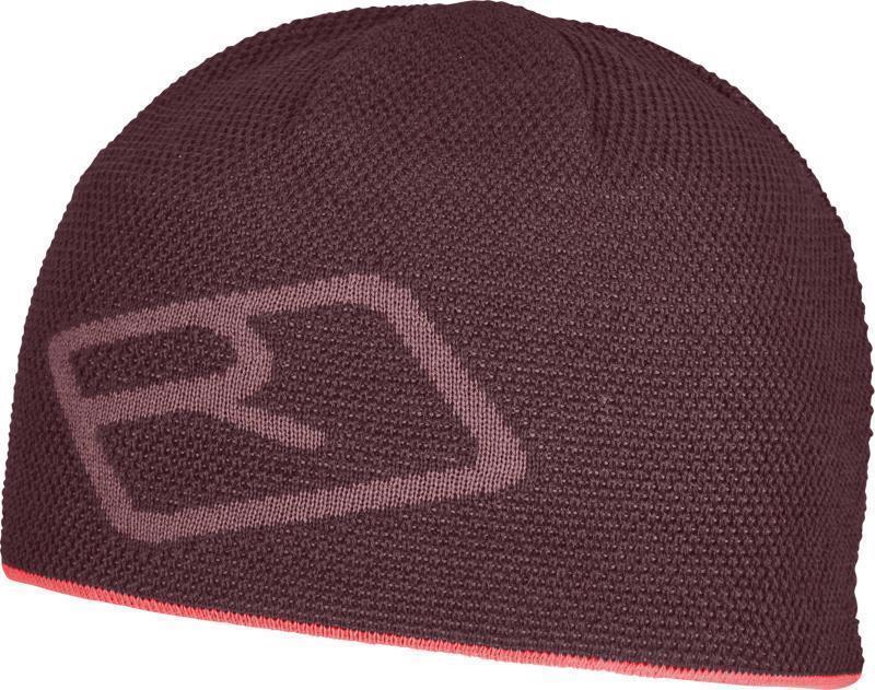 Merino Logo Knit Beanie - Winetasting 1