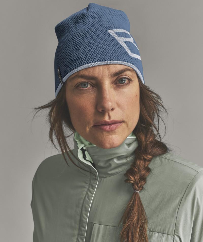 Merino Logo Knit Beanie - light nunatak 1
