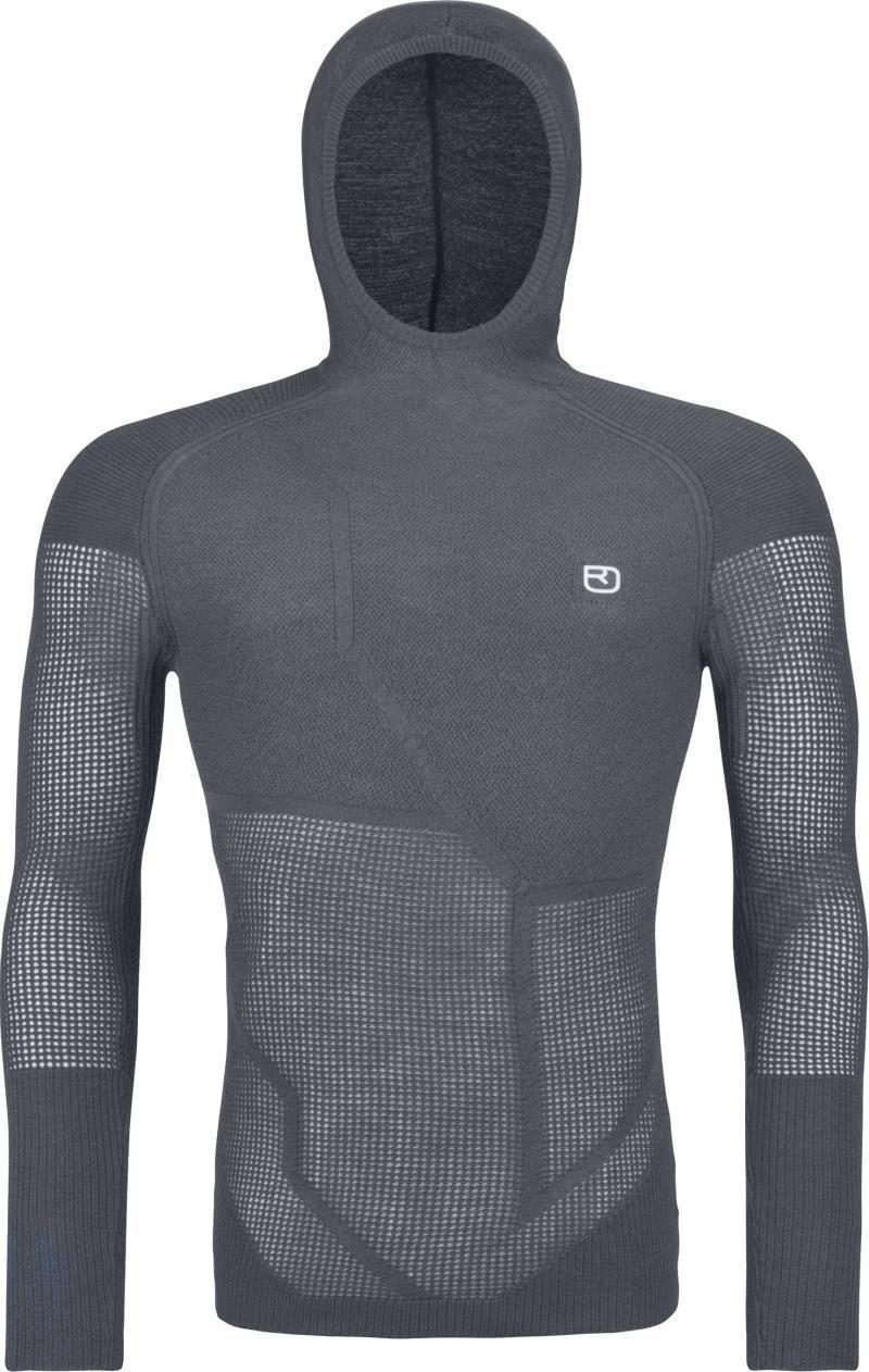 Merino Thermovent Hoody - Mens - Dark Grey Blend 1