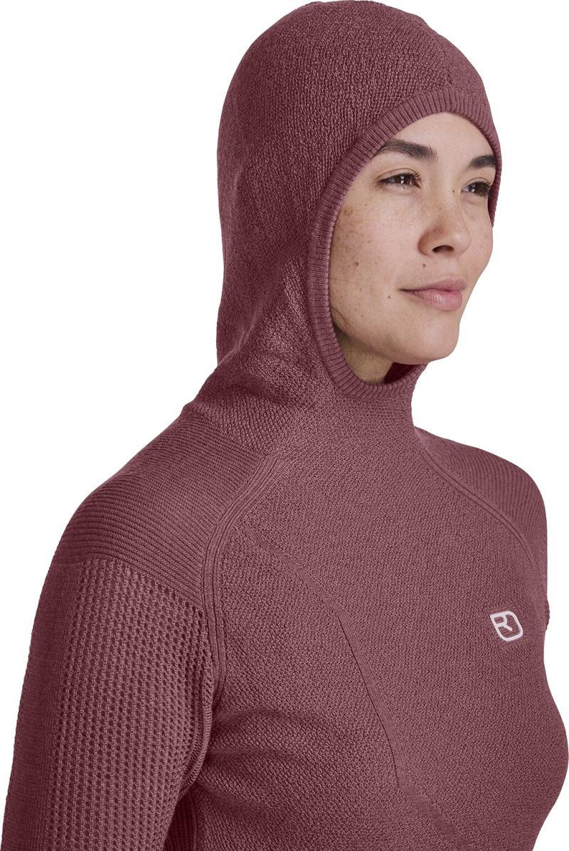 Merino Thermovent Hoody - Womens - Mountain Rose 5