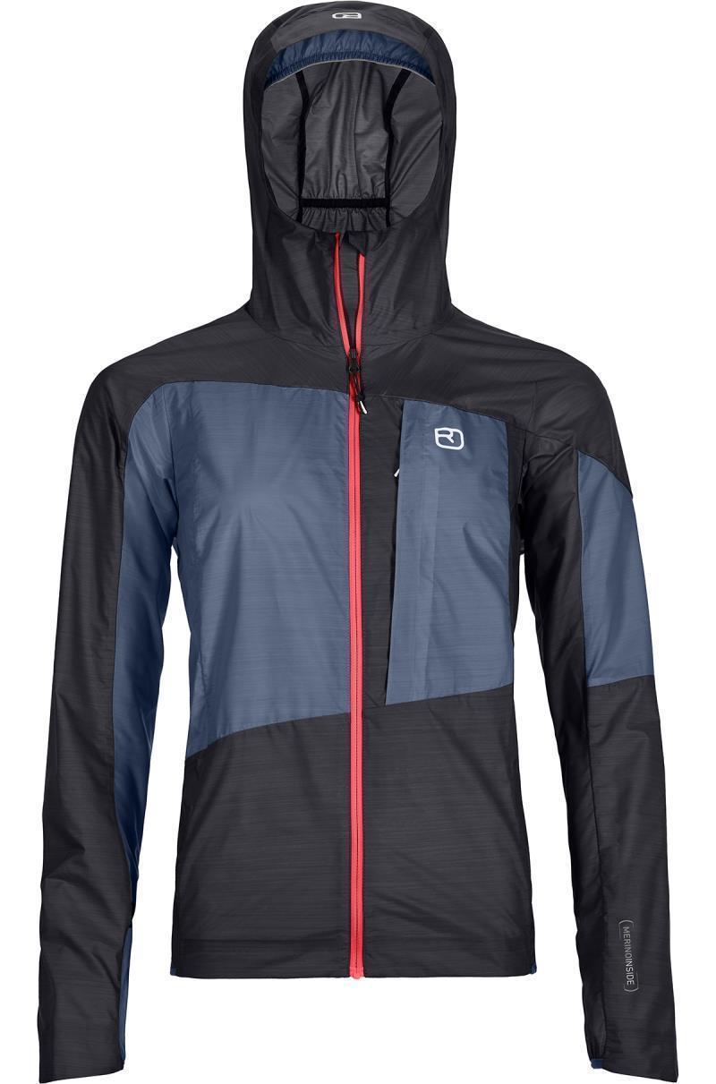 Merino Windbreaker - Womens - black raven 1